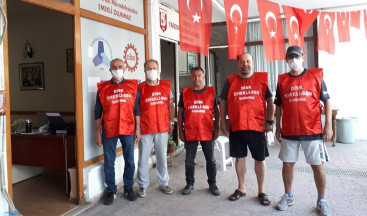 Bandırma DİSK Emekli-Sen Basın Açıklamasında Bulundu