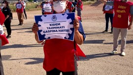 DİSK Emekli-Sen Kıdem Tazminatı Gaspına Hayır Diyor!