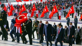 Anıtkabir’de 29 Ekim Cumhuriyet Bayramı Töreni