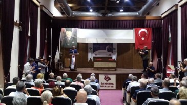 Dr. Turhan Çömez Bandırma’da Konuştu