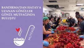 BANDIRMA’DAN HATAY’A GÖNÜL KÖPRÜSÜ