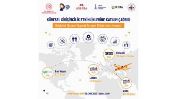 Küresel Girişimcilik Etkinlikleri Çağrısı’na başvurular başladı