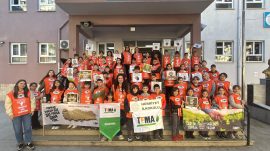 Minik TEMA gönüllüleri yürüdü: “Toprak Yoksa Su, Su Yoksa Gıda Yok!”